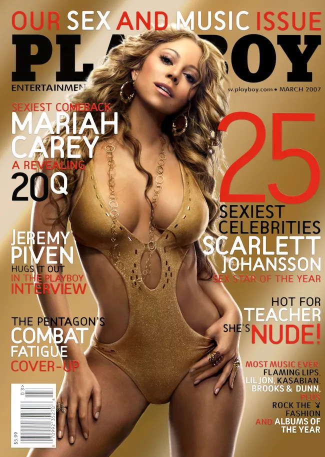 Portada de Playboy de Mariah Carey