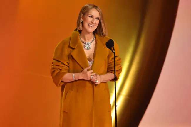 Celine Dion en los Grammy.
