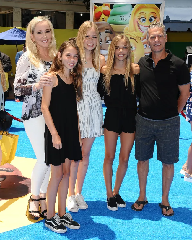 Shannon Beador y David Beador con sus hijas.