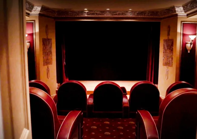 Sala de cine de Teresa Giudice.