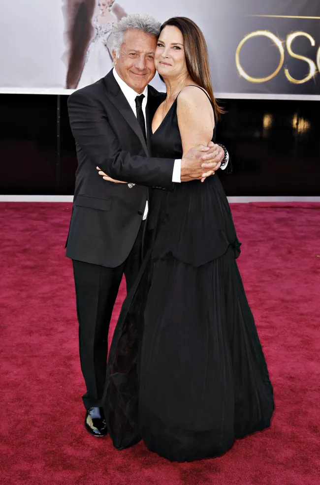 Dustin y Lisa Hoffman en los Oscar