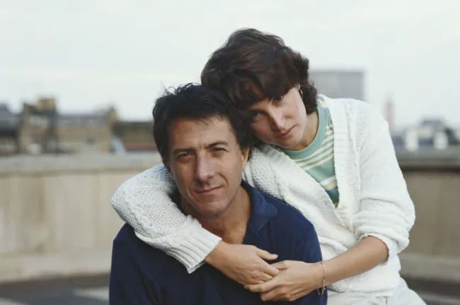 Dustin y Lisa Hoffman en 1983.