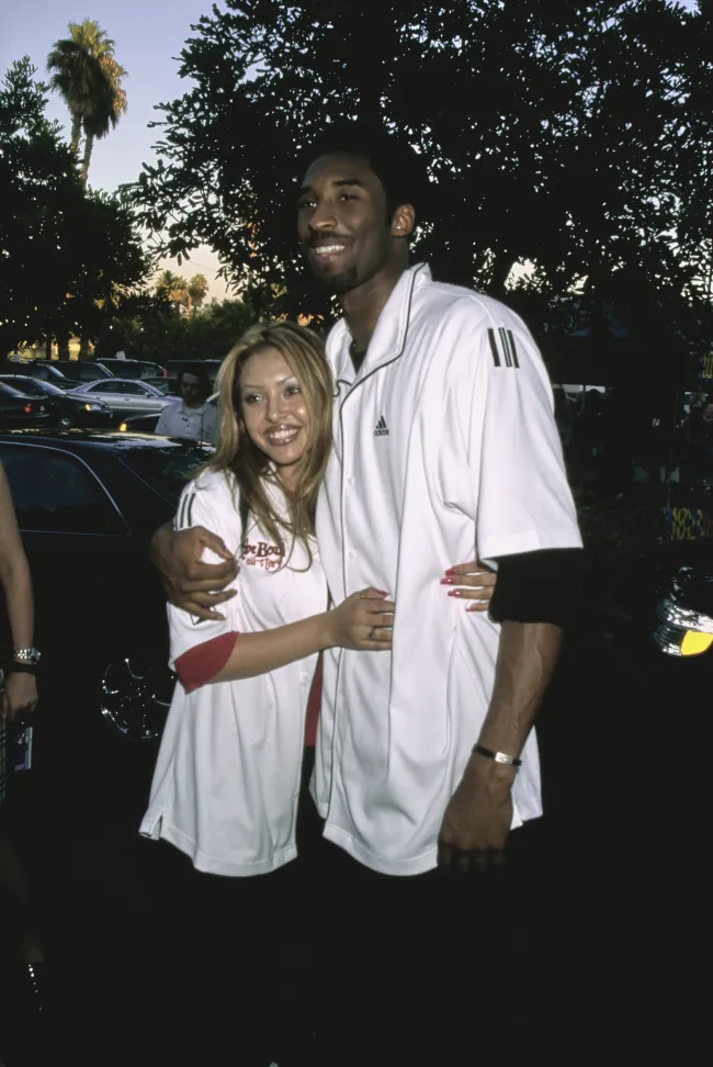 Vanessa y Kobe Bryant en el año 2000.