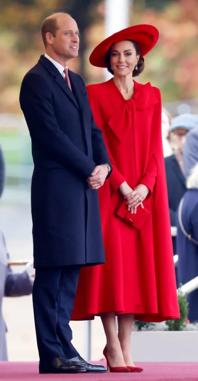Kate Middleton y el príncipe William en Londres.
