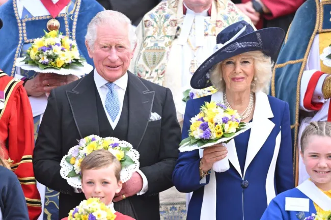 El rey Carlos y la reina Camilla en Windsor