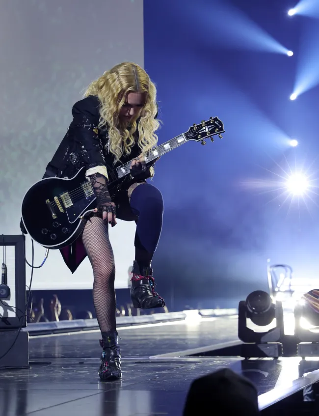 Madonna en concierto.