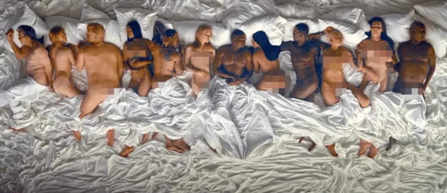 Captura del famoso vídeo musical de Kanye West