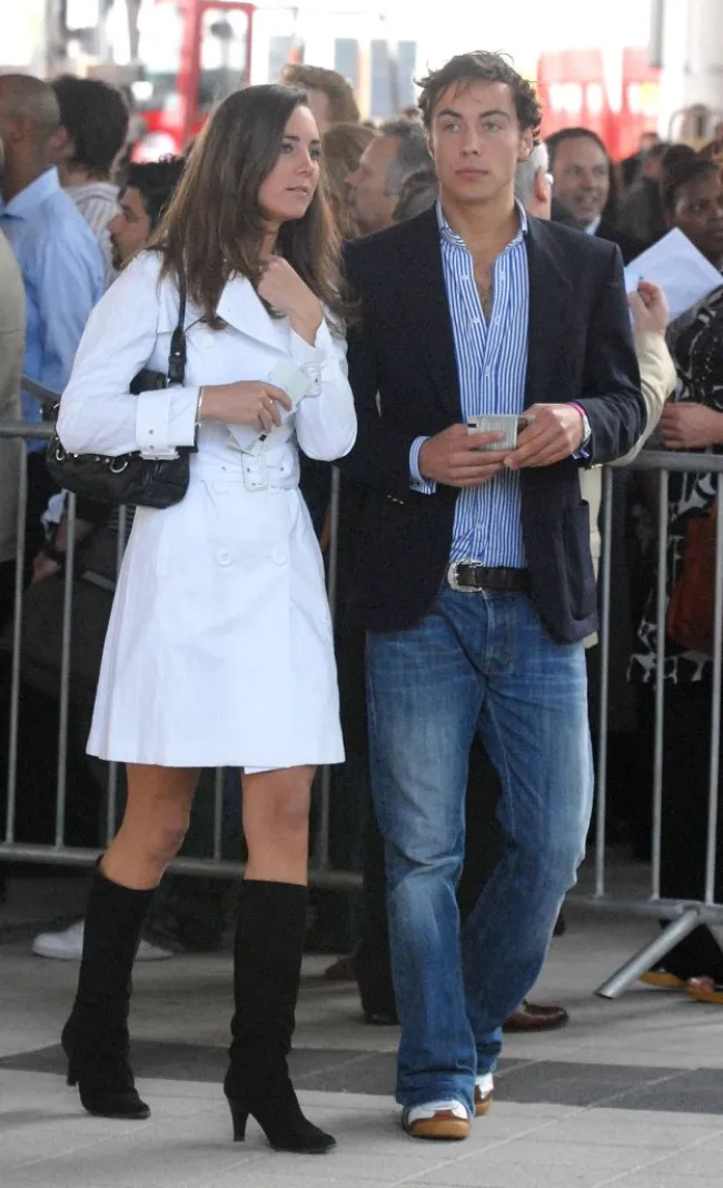 Kate Middleton con su hermano menor James