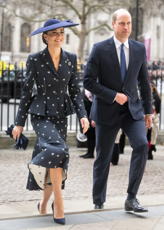El príncipe William y Kate Middleton en marzo de 2023.