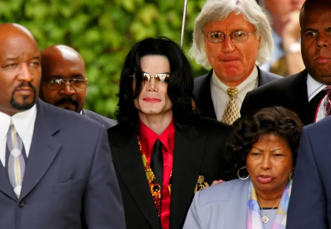 Michael Jackson con su madre Katherine Jackson