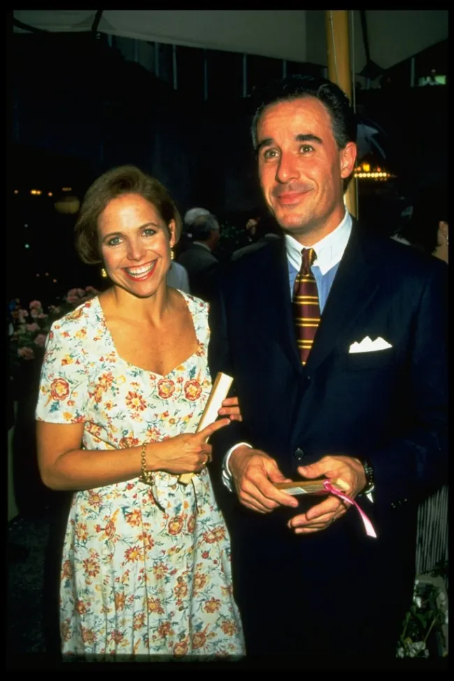 Katie Couric y su difunto esposo Jay Monahan.