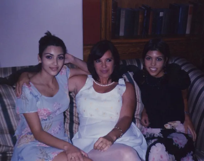 Kim Kardashian, Kourtney Kardashian y Karen Houghton