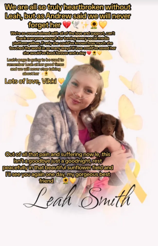 Homenaje a la estrella de Tiktok Leah Smith