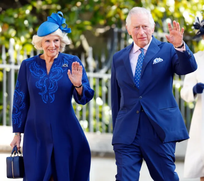 El rey Carlos III y la reina Camilla en Windsor.