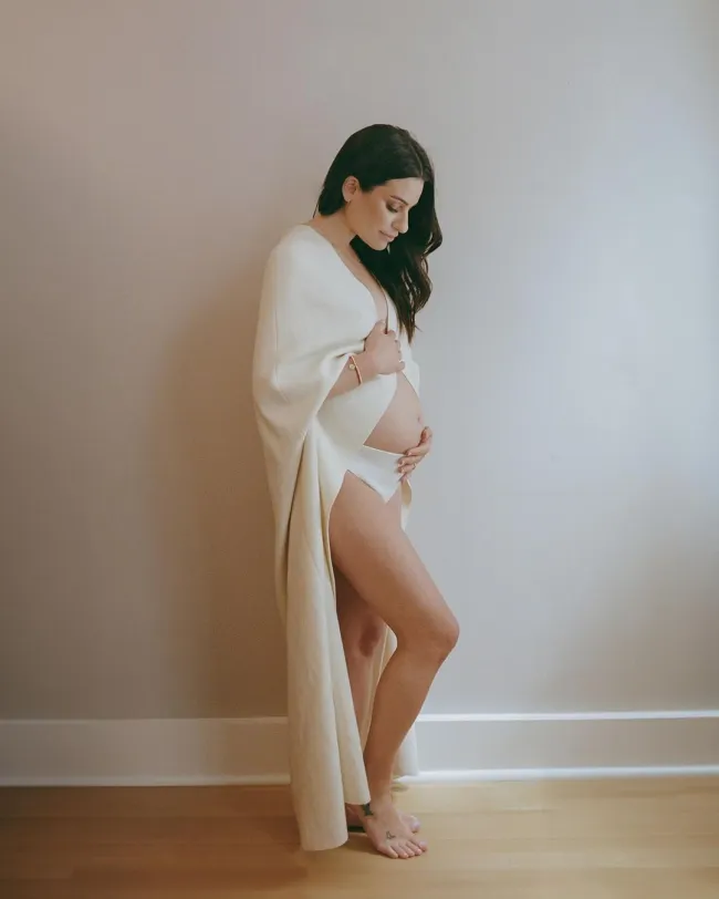 Anuncio de embarazo de Lea Michele.