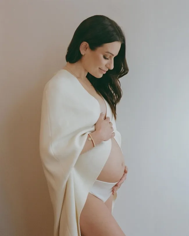 Anuncio de embarazo de Lea Michele.