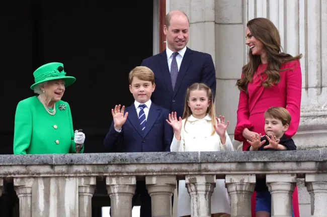 Kate Middleton y su familia en Londres.