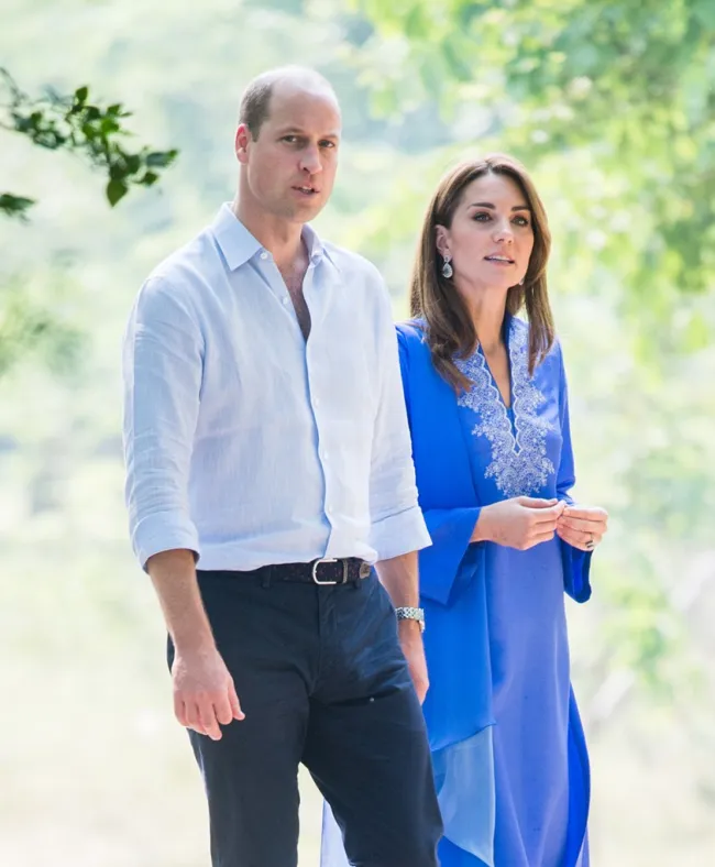 El príncipe William y Kate Middleton en Pakistán.