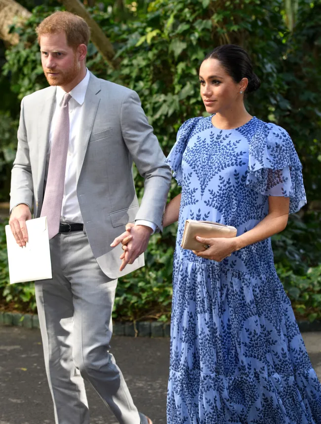 Meghan Markle y el príncipe Harry en 2019.