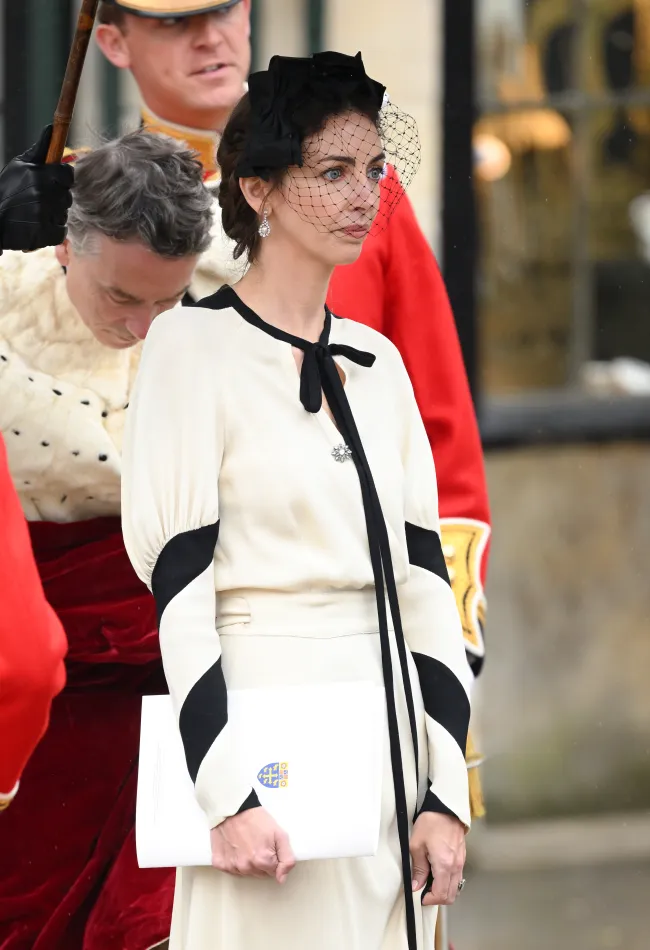 Lady Rose Hanbury en la coronación del rey Carlos III y la reina Camilla en 2023.