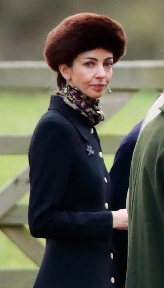 Lady Rose Hanbury en el servicio dominical en 2020.