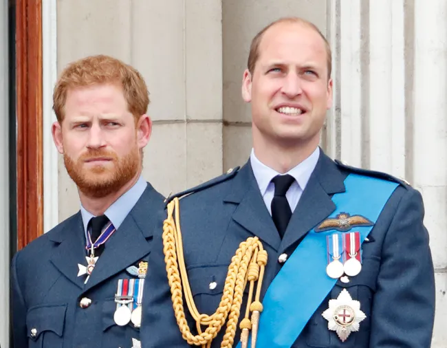 El Príncipe Harry y el Príncipe William en 2018.
