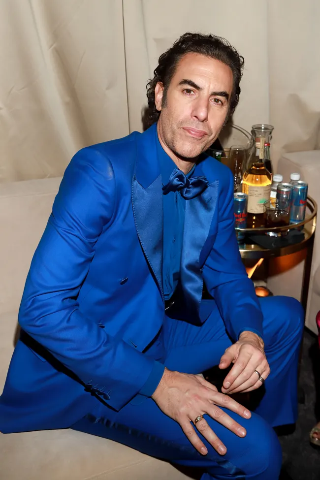 Sacha Baron Cohen en azul