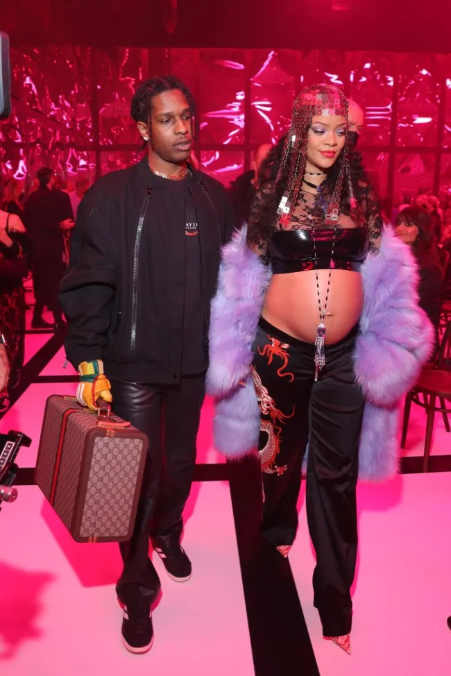 A$AP Rocky y Rihanna embarazada