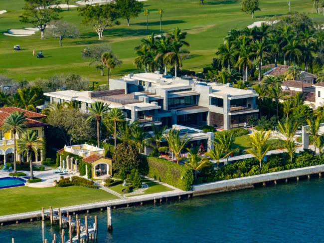 La mansión de Tom Brady en Miami.