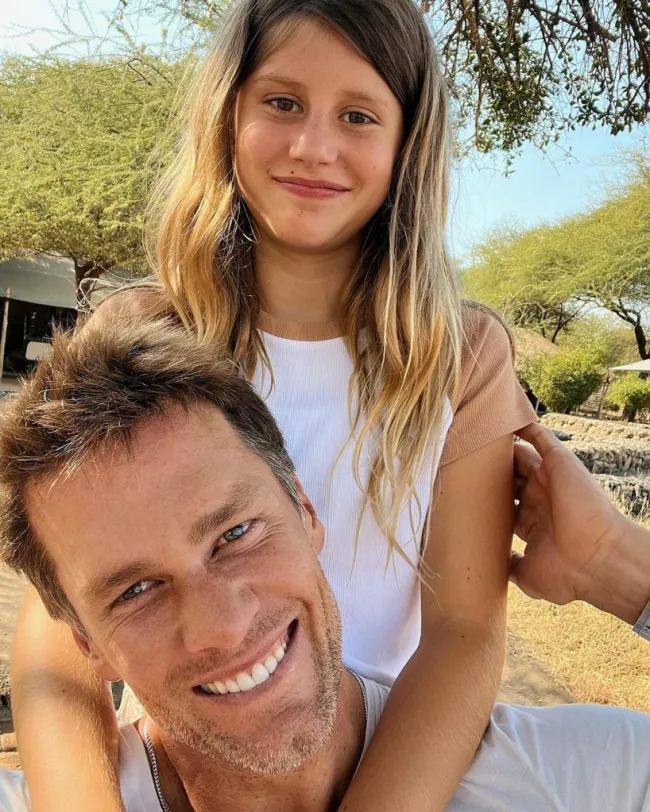 Tom Brady y su hija Vivian