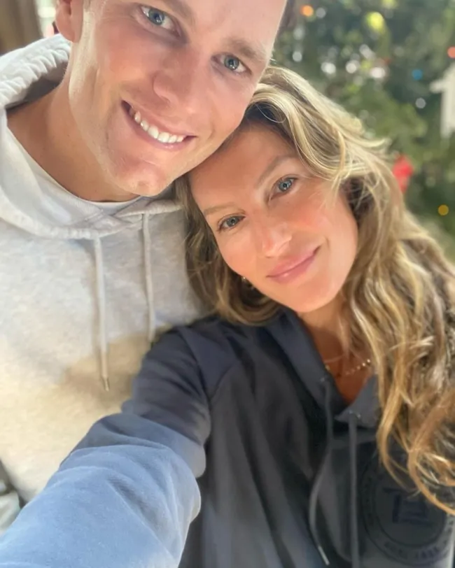 Selfie de Tom Brady y Gisele Bündchen