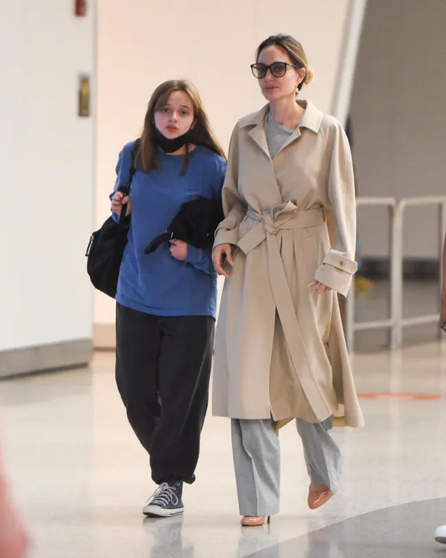 Angelina Jolie y su hija Vivienne