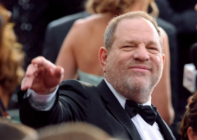 Harvey Weinstein en los Oscar 2015.