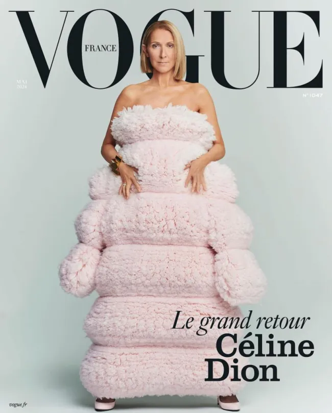 Celion Dion portada de Vogue Francia
