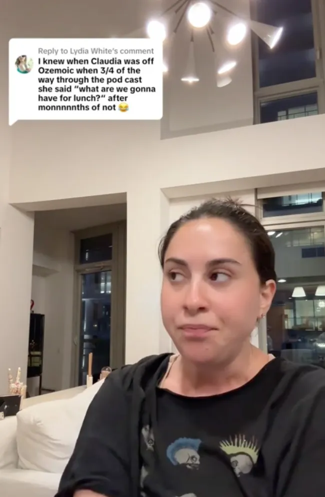 Claudia Oshry en un vídeo de Instagram.