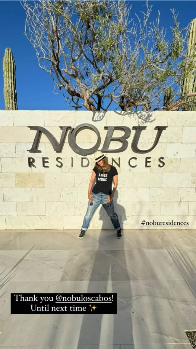 Halle Berry en Nobu Residences en México.