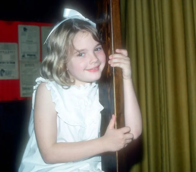 Drew Barrymore cuando era niño