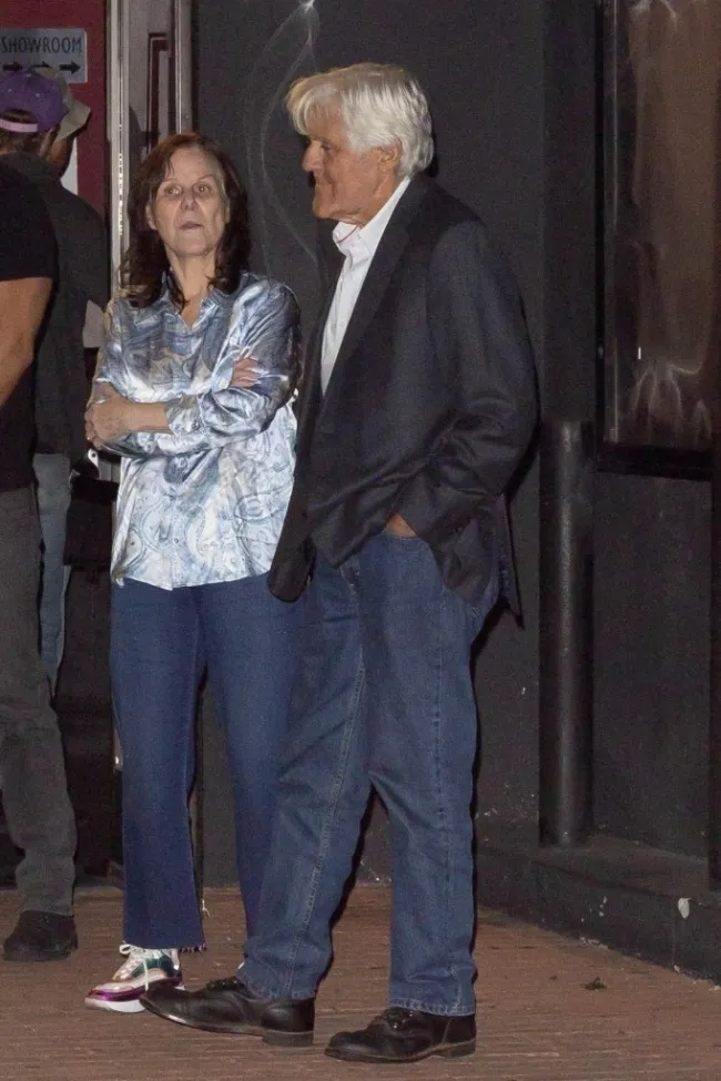 Jay Leno con su esposa