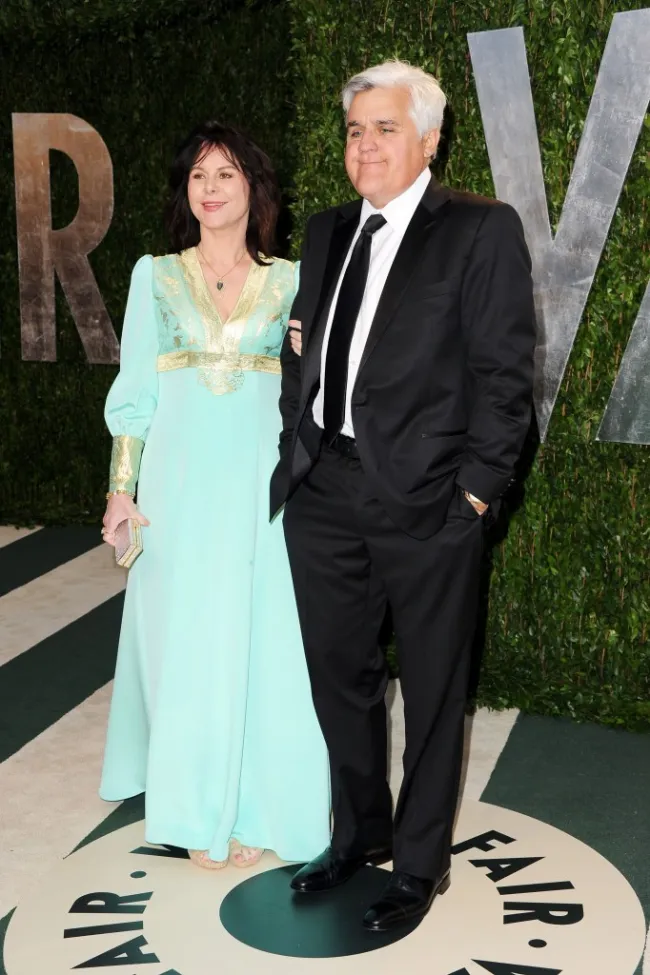 Jay Leno con su esposa.