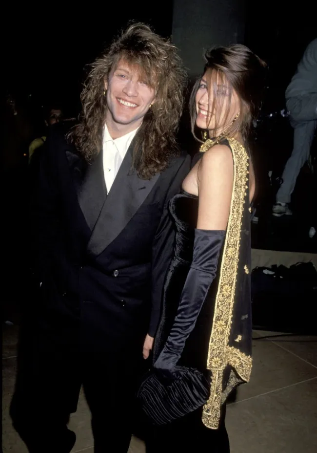 Jon Bon Jovi y Dorothea Hurley en una foto retrospectiva.