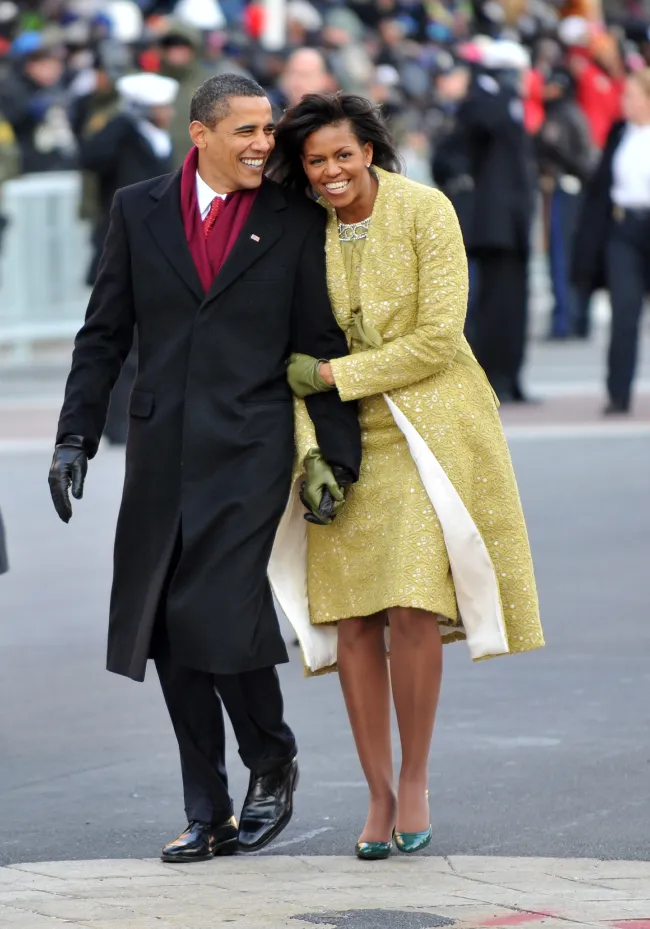 Michelle Obama y Barack Obama.