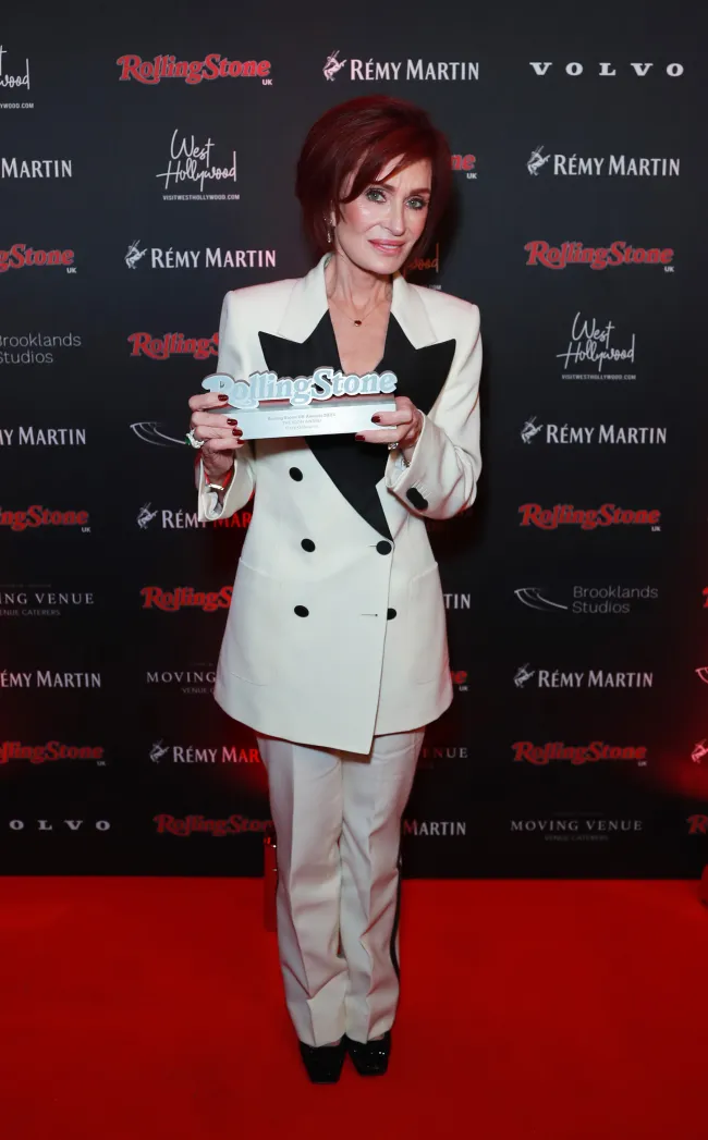 Sharon Osbourne en los premios Rolling Stone del Reino Unido 2023.