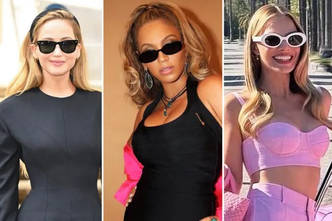 Jennifer Lawrence, Beyoncé y Margot Robbie con gafas de sol