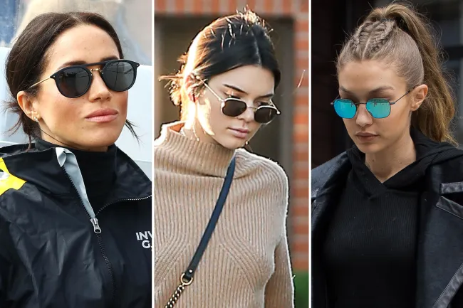 Meghan Markle, Kendall Jenner y Gigi Hadid con gafas de sol