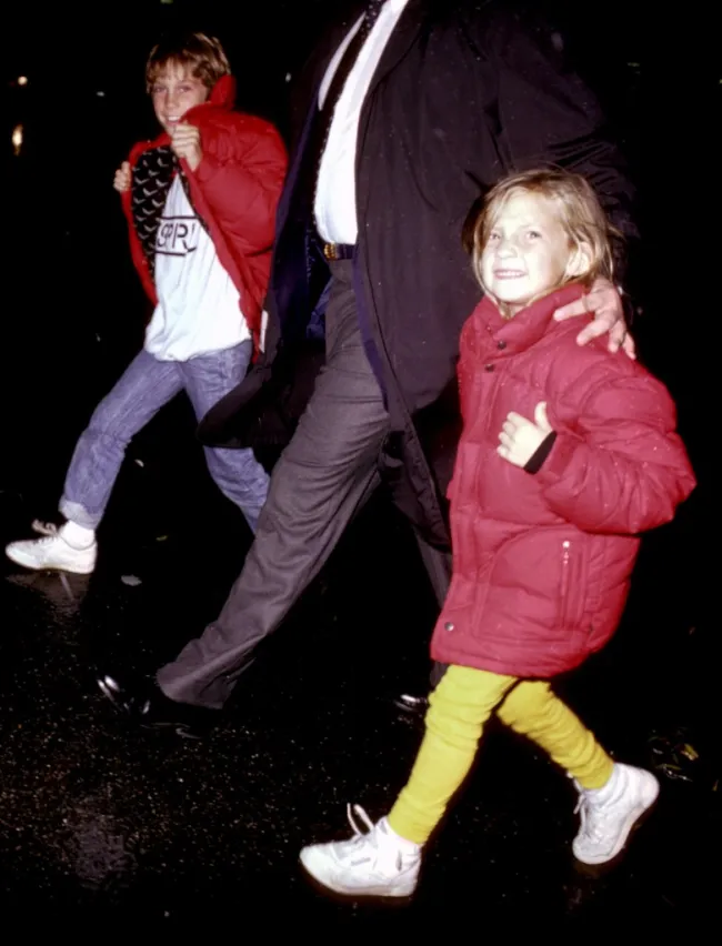 Kate Hudson y Oliver Hudson cuando eran niños.