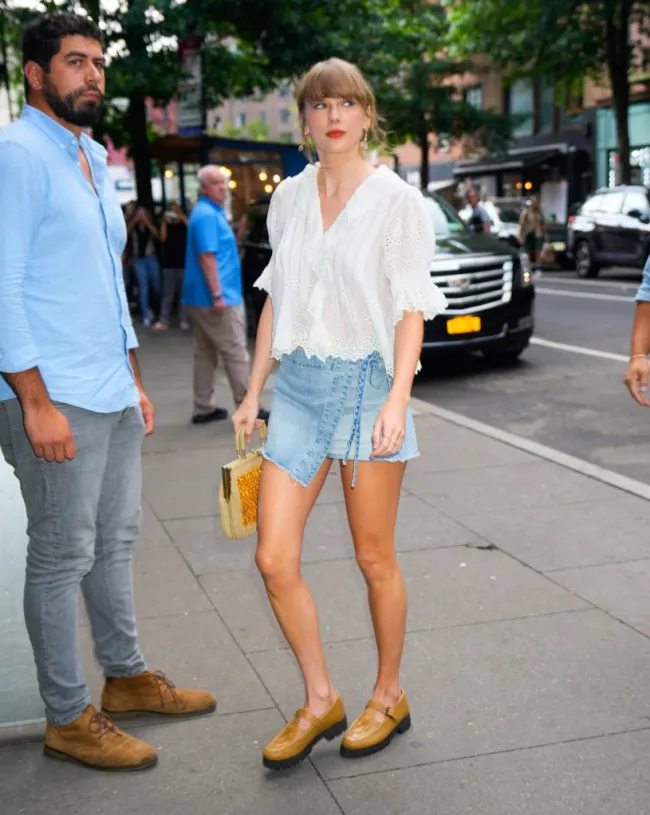 Taylor Swift en la ciudad de Nueva York.