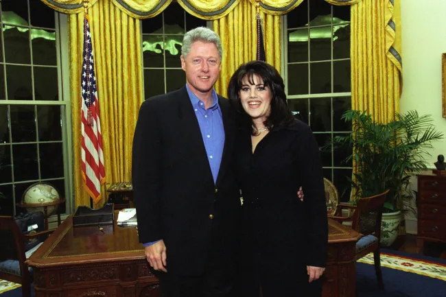 Mónica Lewinsky y Bill Clinton