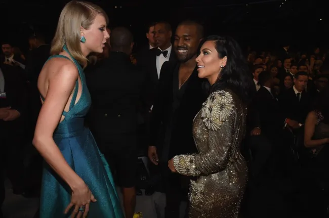 Kim Kardashian, Taylor Swift, Kanye West