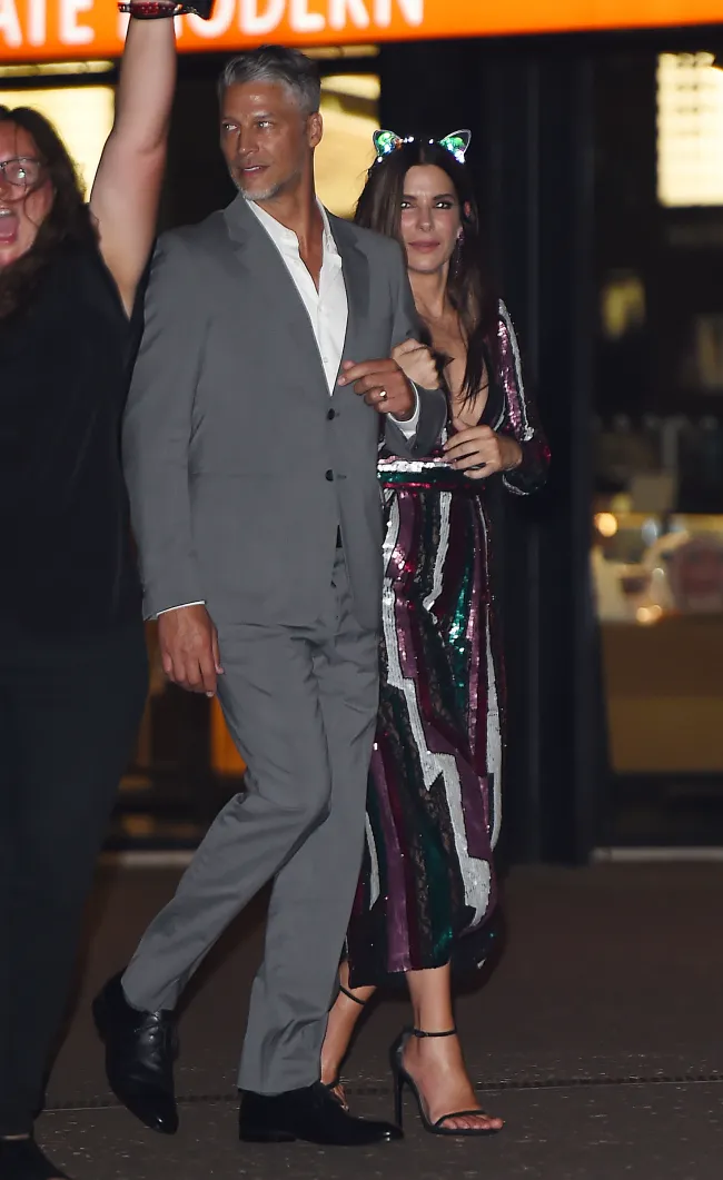Sandra Bullock con Bryan Randal.