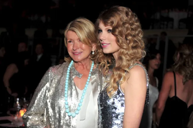 Martha Stewart y Taylor Swift en 2010.